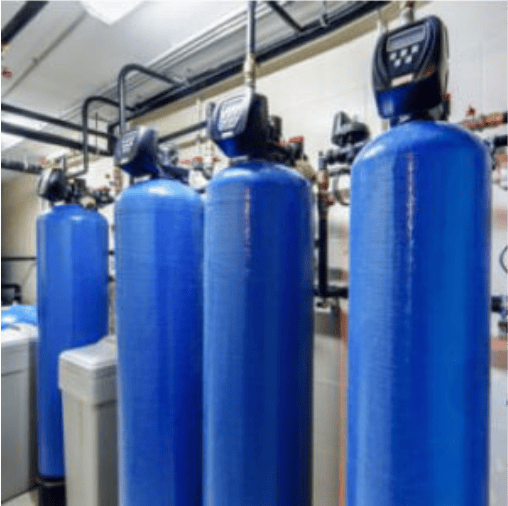 Water softener system for hard well water