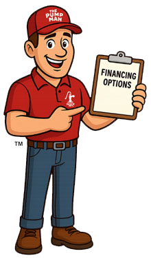 Kappus Well Pump & Water System Services "The Pump Man" offers financing options