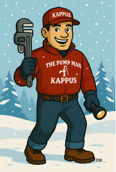 Kappus Well Pump & Water System Services "The Pump Man" can help with frozen systems