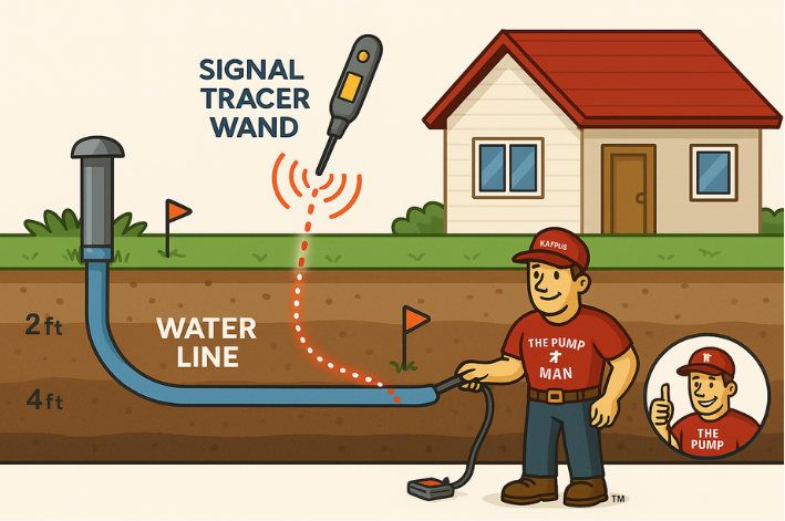 Kappus Well Pump & Water System Services "The Pump Man" offers well head and line location services