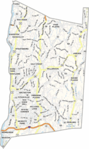 Dutchess county, NY service map 