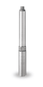 Submersible well pump installed deep in a drilled well by The Pump Man